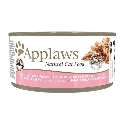 Applaws Cat Lata Atún y Gambas (70 gr x 24)