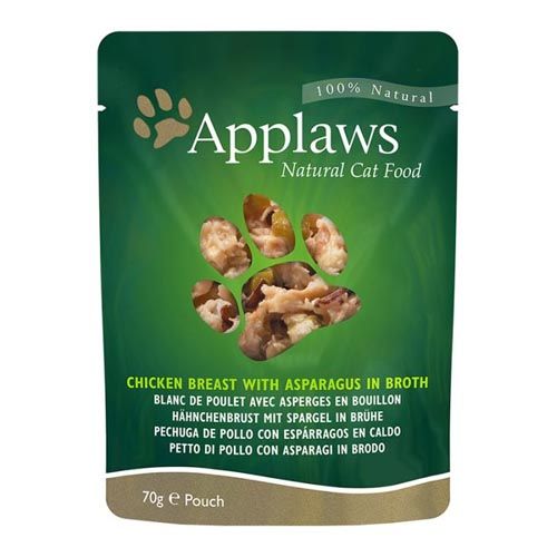 Applaws Cat Sobre Pollo con Espárragos (70 gr x 12)