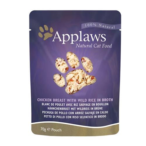 Applaws Cat Sobre Pollo con Arroz (70 gr x 12)