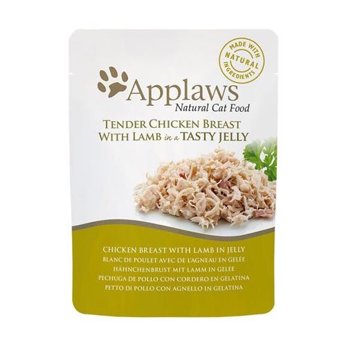 Applaws Cat Sobre Pollo y Cordero en Gelatina (70 gr x 16)