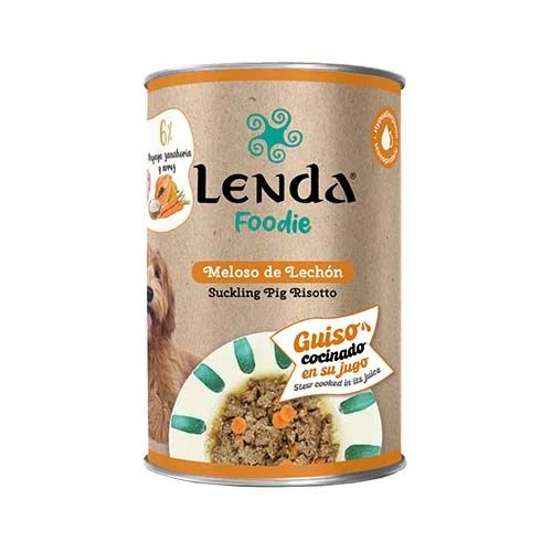 Lenda Dog Foodie Meloso de Lechón (Latas) - 400 gr x 12