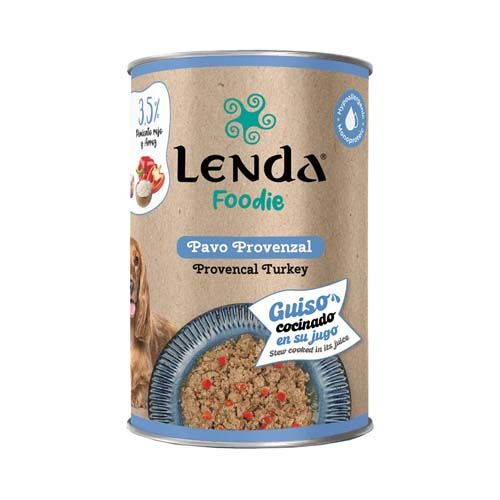 Lenda Dog Foodie Pavo Provenzal (Latas) - 400 gr x 12