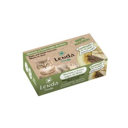 Lenda Cat Foodie Merluza y Atún (Latas) - 120 gr x 25