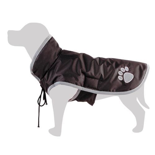 Impermeable perro negro