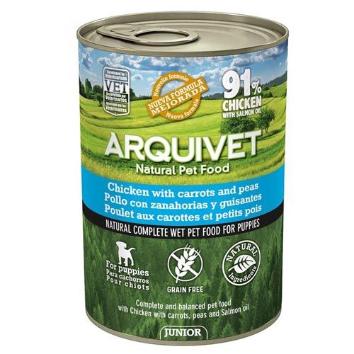 Arquivet Wet Dog Food Junior Pollo (Latas)