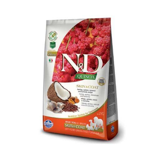 Farmina N&D Grain Free Quinoa Skin & Coat Pescado Perro