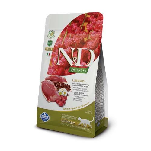 Farmina N&D Grain Free Quinoa Urinary Pato Gato