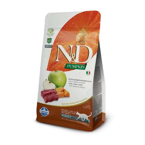 Farmina N&D Grain Free Pumpkin Adult Venado Gato