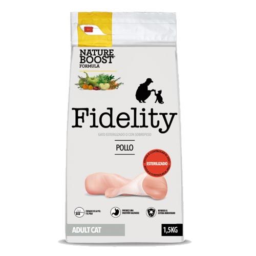 Fidelity Gato Adult Esterilizado Pollo (Envío 3 - 5 días)