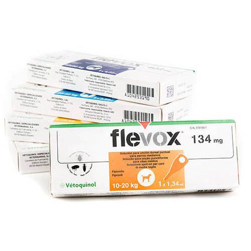 Pipetas Flevox para perros