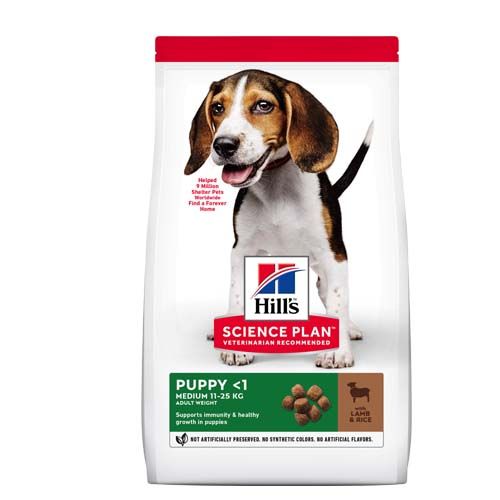 Hill'sScience Plan Canine Puppy Medium Cordero & Arroz