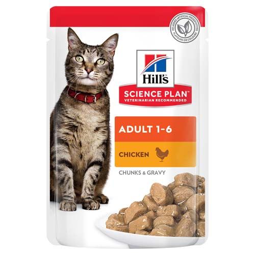 Hill's Feline Adult Pollo (sobres)