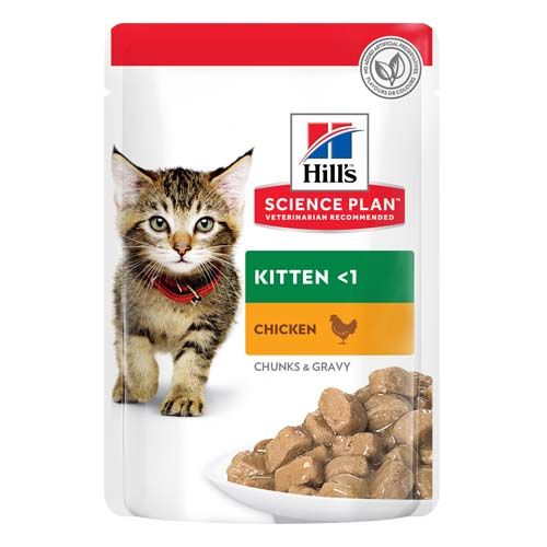 Hill's Feline Kitten Pollo (sobres)