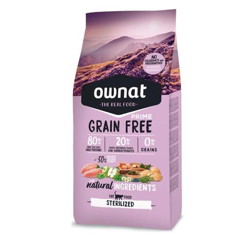 Ownat Grain Free Prime Sterilized Cat