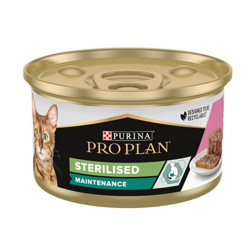 Pro Plan Gato Sterilised Salmón & Atún (Latas)