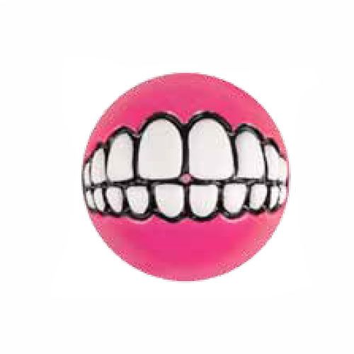 Pelota con dientes Rogz Grinz Rosa