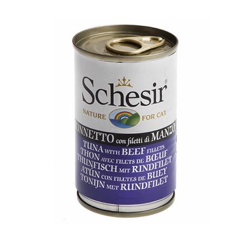 Schesir Gato Atún y Filetes de Buey (Latas)