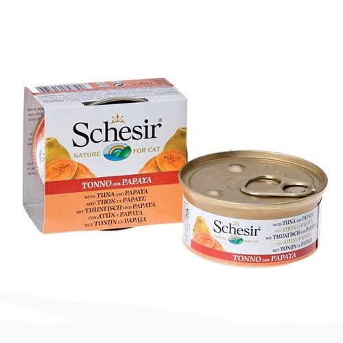 Schesir Gato Atún y Papaya (Latas)