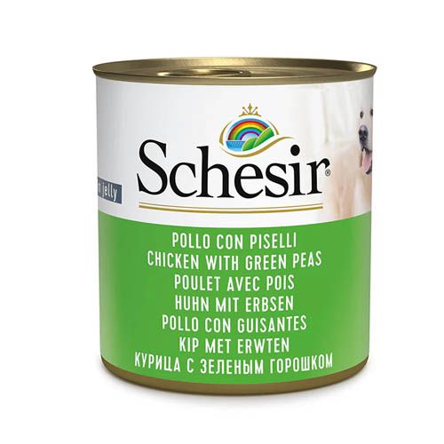 Schesir Perro Pollo con Guisantes (Latas)