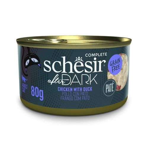 Schesir Gato After Dark Paté de Pollo con Pato  (Latas)