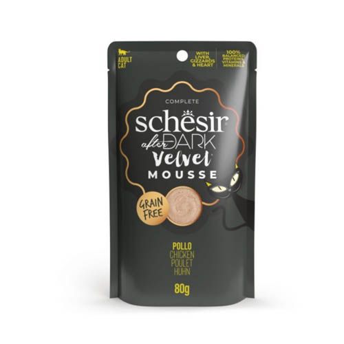 Schesir Gato After Dark Velvet Mousse Pollo (Sobres)