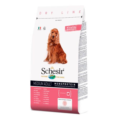 Schesir Perro Medium Adult Jamón