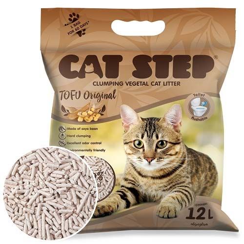 Cat Step Tofu Original Arena Vegetal Biodegradable para Gatos