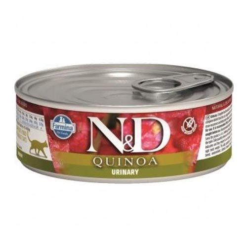 Farmina N&D Tropical Selection Mini Cordero - Farmina N&D Cat Quinoa Urinary (Latas) 24 x 80 gr