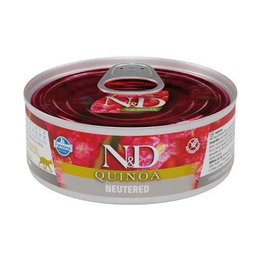 Farmina N&D Ocean Neutered Gato - Farmina N&D Cat Quinoa Neutered (Latas) 24 x 80 gr