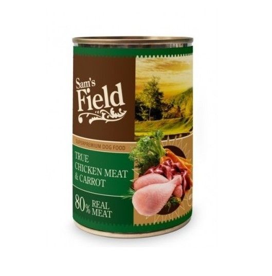 Sam's Field True Meat Chicken & Carrot (Latas) - 6 x 400 gr