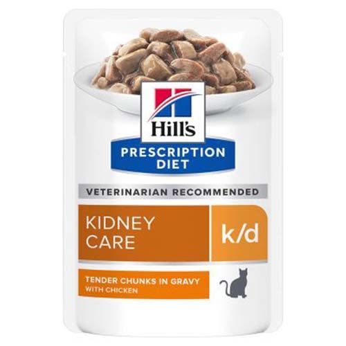 Hill's Prescription Diet K/D Feline Pollo (Sobres)