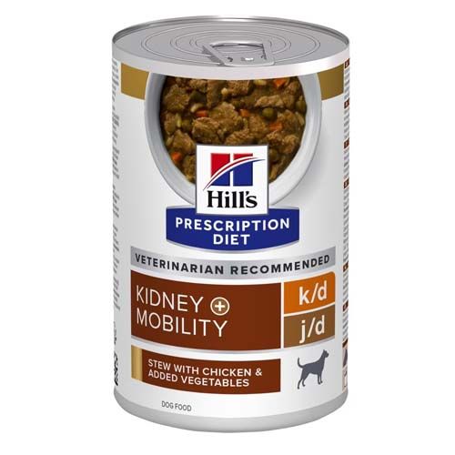 Hill's Prescription Diet Canine K/D + Mobility Estofado Pollo & Verduras (Latas)