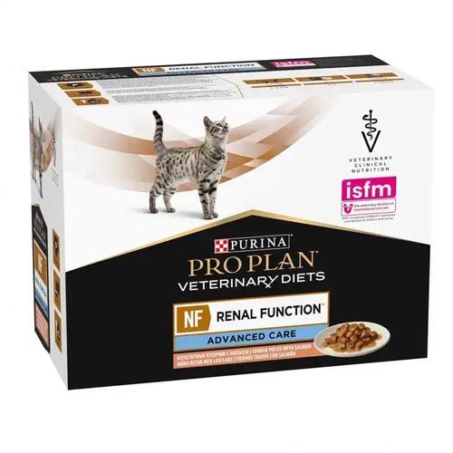 Pro Plan Veterinary Diets Gato NF Renal Salmón (Sobres)